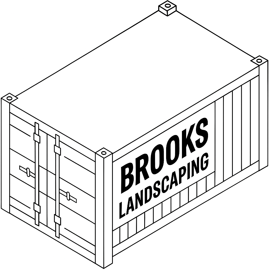 Shipping Container for Brooks Landscaping | Shipped Studio