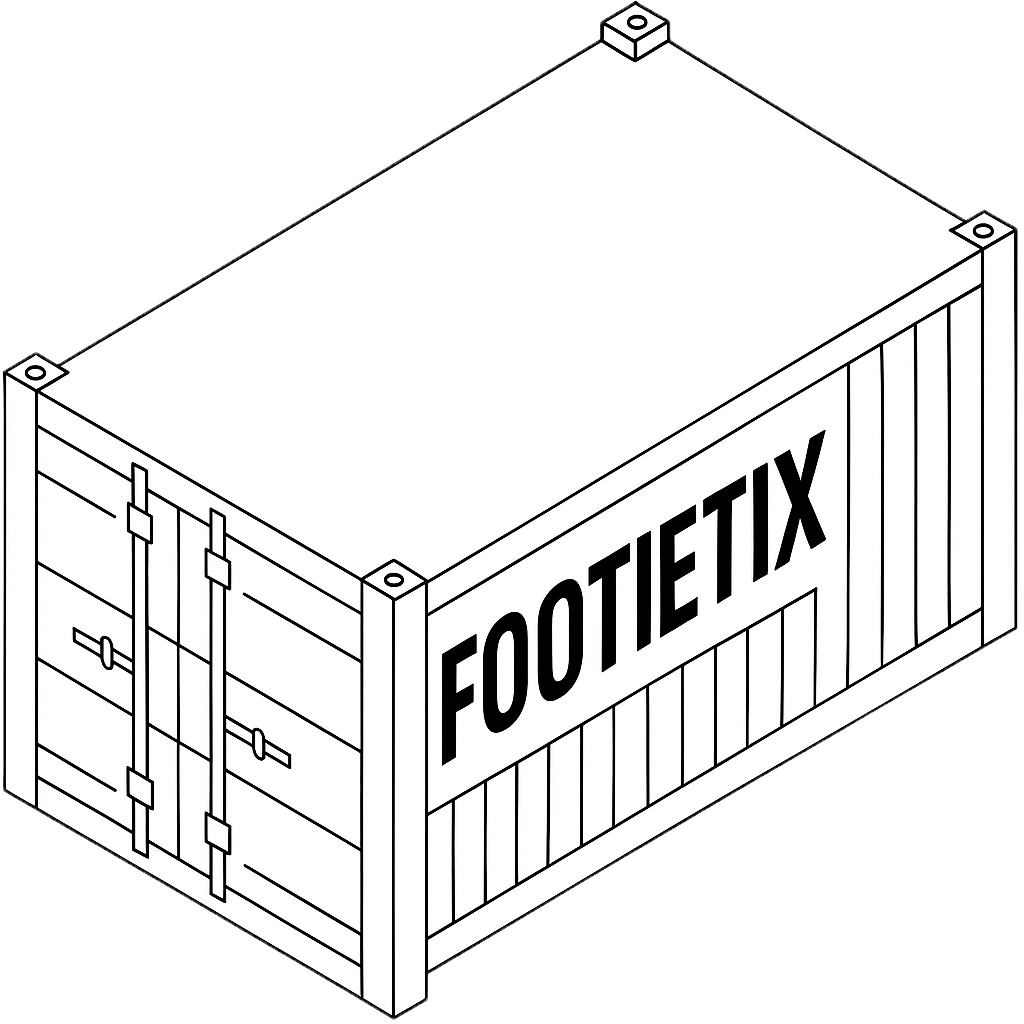 Shipping Container for FootieTix | Shipped Studio